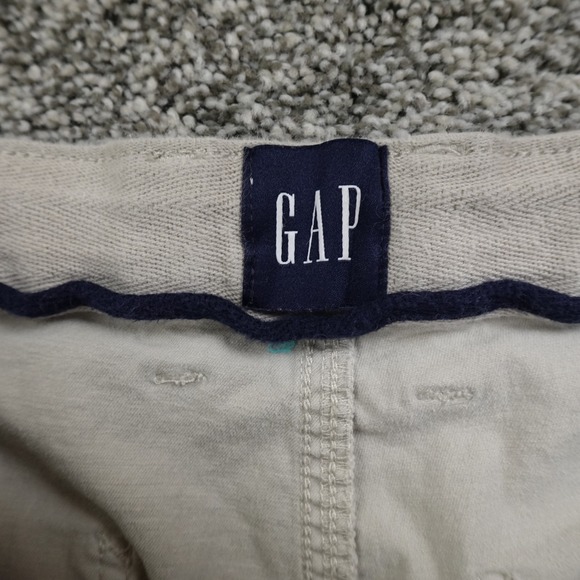 Gap Pants Womens 6 Beige Gray Chino Trousers Khakis Mid Rise Flat Front Stretch - Picture 8 of 13